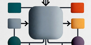 GO-Schema Das Bild zeigt mehrere geometrische Elemente, die mit Pfeilen verbunden sind.